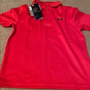 Boys under Armour polo shirt size small